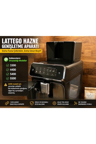 Lattego Uyumlu Kahve Çekirdeği Haznesi Yükseltici