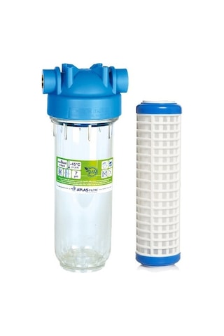 Atlas 10 Inç Dp Mono Housıng 1'' Dolu Filtre Kabı - Yıkanabilir