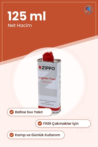 Çakmak Gazı 125 Ml Benzin Fitilli Çakmaklar İçin Rafine Sıvı Yakı