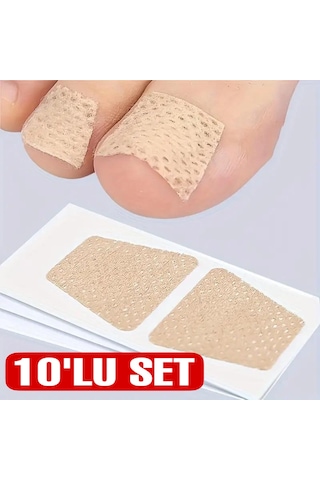 Kolay Uygulanabilir Ayak Tırnağı Onarım Yaması 10" Lu Set