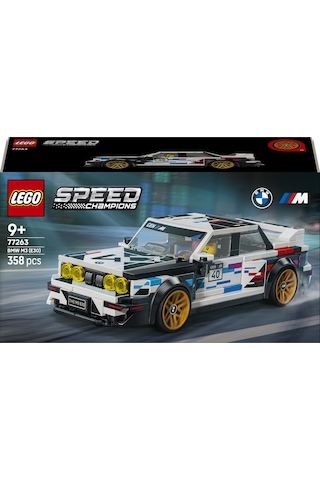 LEGO® Speed Champions BMW M3 (E30) 77263 - 9 Yaş ve Üzeri Çocuklar için 1 Minifigür İçeren Yaratıcı Oyuncak Yapım Seti (358 Parça)