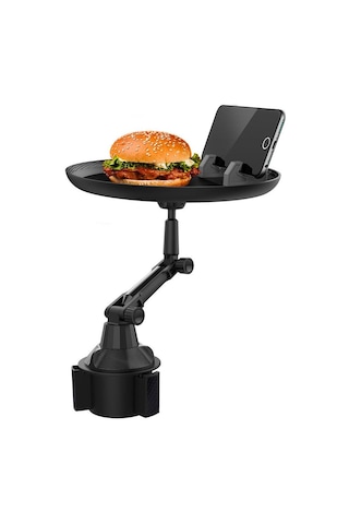 An-98 Araç İçi Katlanabilir Bardaklık Telefon Tutucu Ve Yemek Tep