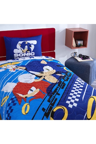 Lisanslı Sonic Tek Kişilik Yatak Örtüsü Seti 000000001000051961 Çok Renkli
