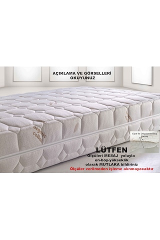 Artex 140X200 Cotton Fermuarlı Yatak Kılıfı Yatak Koruyucusu Yatak Örtüsü