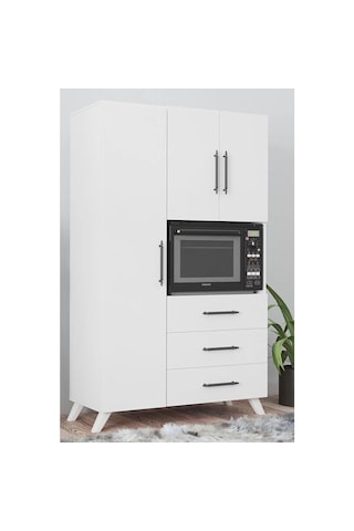 Pramo Mobilya Çok Amaçlı Mutfak Dolabı&banyo Dolabı,kiler, 3 Kapa
