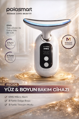 Nıdage Love Beauty Polosmart Psc109 Nıdage Love Beauty Yüz & Boyun Bakım Cihazı Ems Teknolojisi