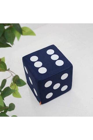 Missidea Minderkit Eğitici Zar Minder 33x33 Cm - Lacivert Anaokulu Ve Kreş Donanımı-1 Adet