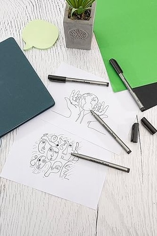 Eberhard Faber Ef558104 Pigment Fineliner 4lü Set