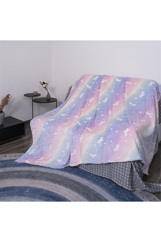 1 Adet Süper Sevimli Peluş Battaniye, Işıklı Battaniye, Yatak Ve Kanepe İçin, Yumuşak Ve Hafif - 150 X 200 Cm Tfrf Diğer