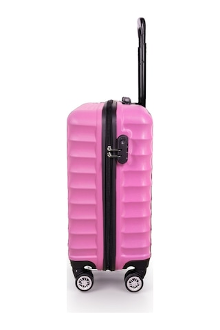 Polo&sky Petek Model Pembe Renk Kabin Boy Valiz Bavul Pembe