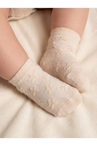 Babycosy Organic Wear Csyc1008 Bebek 6'lı Çorap %100 Organik Pamuk Bebek - Yenidoğan - Csyc1008 Karışık