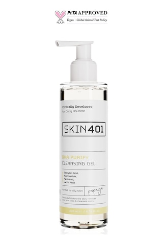 Skin401 Bha Arındırıcı Siyah Nokta Karşıtı Yüz Temizleme Jeli 200ml