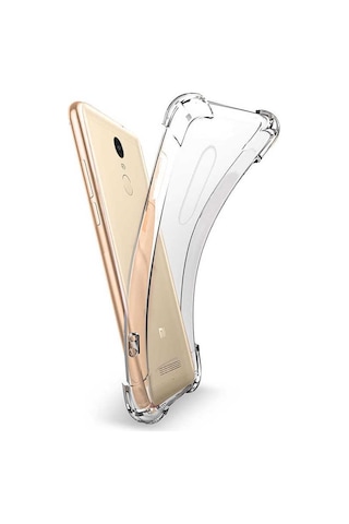 Xiaomi Redmi Note 3 Kılıf Zore Nitro Shock Silikon Renksiz