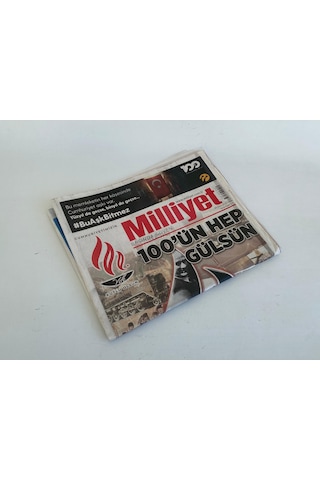 29 Ekim 2023 Milliyet Gazetesi - Cumhuriyetin İlanı 100. Yıl Gazetesi Teşhir Ürün