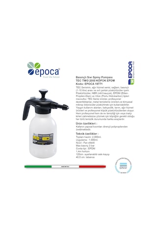 Epoca Tec Two 2000 Epdm Köpük Pompası 2lt.