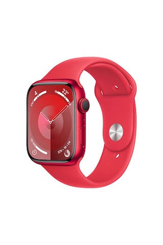 Apple Watch Series 9 GPS 45 MM Alüminyum Kasa Spor Kordon M/L Akıllı Saat (Apple Türkiye Garantili)