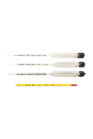 Aek-Tech 3'Lü Set Alkol-Metre 0-40-70-100 Ahşap Kutulu