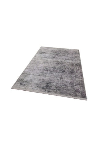 Dark Grey Overdyed Yumuşak İpeksi Tuşeli Halı