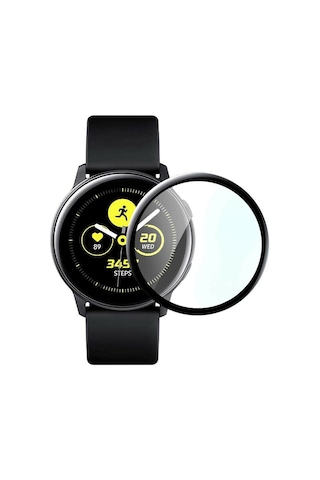 Samsung Uyumlu Galaxy Watch Active Sm-500 3D Cam Ekran Koruyucu Filmi