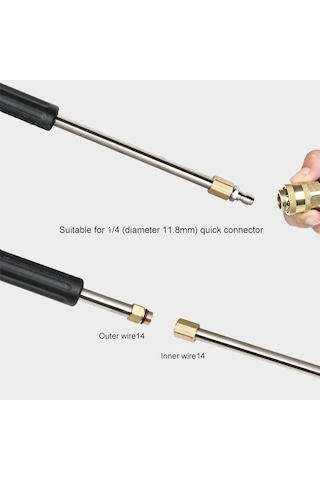 Sones 6 Adet Yüksek Basınçlı Yıkama Makinesi Uzatma Su Tabancası Basınçlı Yıkama Makinesi