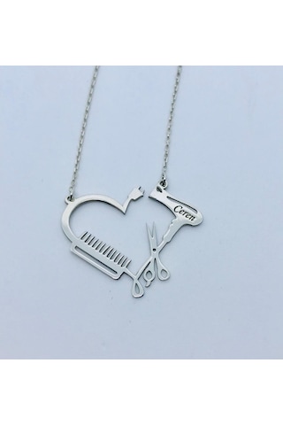 Gümüş Kuaför Kolyesi 453012726