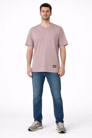 Alexander Gardi V Yaka Oversize T-shirt Bej