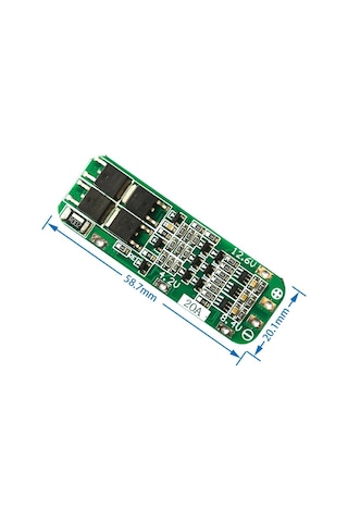 3s 20a Bms 18650 Şarj Koruma Devresi Kartı Lityum Pil Şarj Koruma