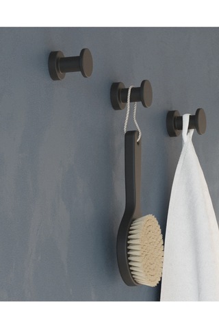 Tecno Black Askı, 3.5cm - Mat Siyah Mat Siyah