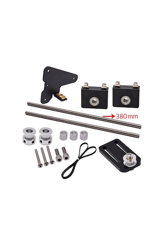 Gatherco 1 Set 3d Yazıcı Aksesuarları Çift Z Eksenli Yükseltme Kiti 3d Yazıcı Parçaları Crealıty Ender-3 Ender-3v2 Ender-3 Pro Yazıcı İçin