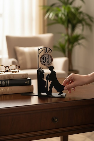 Esa Gaming Harry Potter Platform 9¾ Kitap Tutucu 3d Baskı Dekoratif Kitaplık Organizer Fantastik