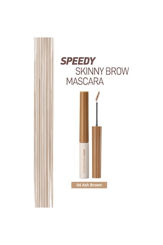 Perıpera Speedy Skinny Brow Mascara 04 Ash Brown 04