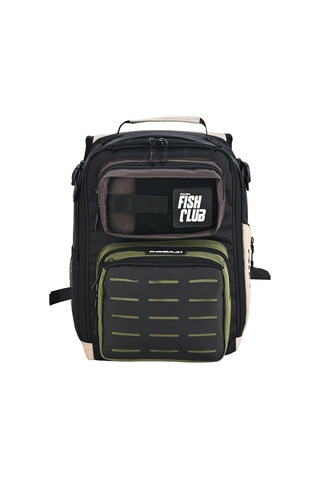 Fujin Proaji Back Pack Green Bej Balıkçı Sırt Çantası