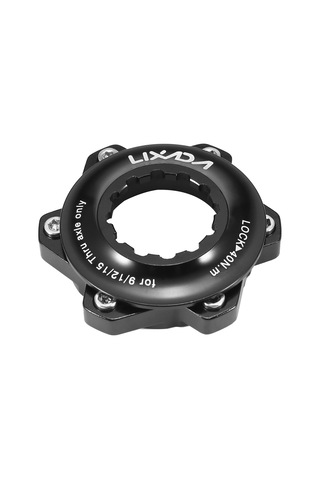 Lıxada Alüminyum Alaşım Bisiklet Merkezi Kilit Adaptörü Y21220 Siyah Siyah