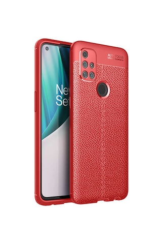 One Plus Nord N10 5g Kılıf Zore Niss Silikon Kapak Kırmızı