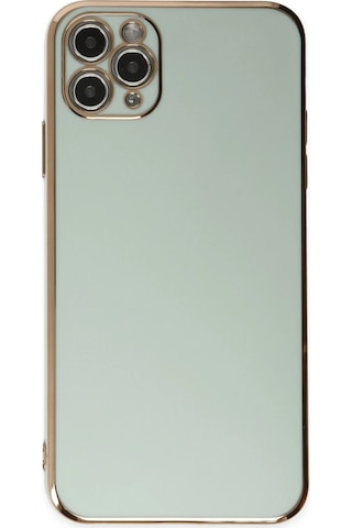 Newface - 163 - İphone 11 Pro Max Kılıf Volet Silikon - - Ece-umay - Açık Yeşil