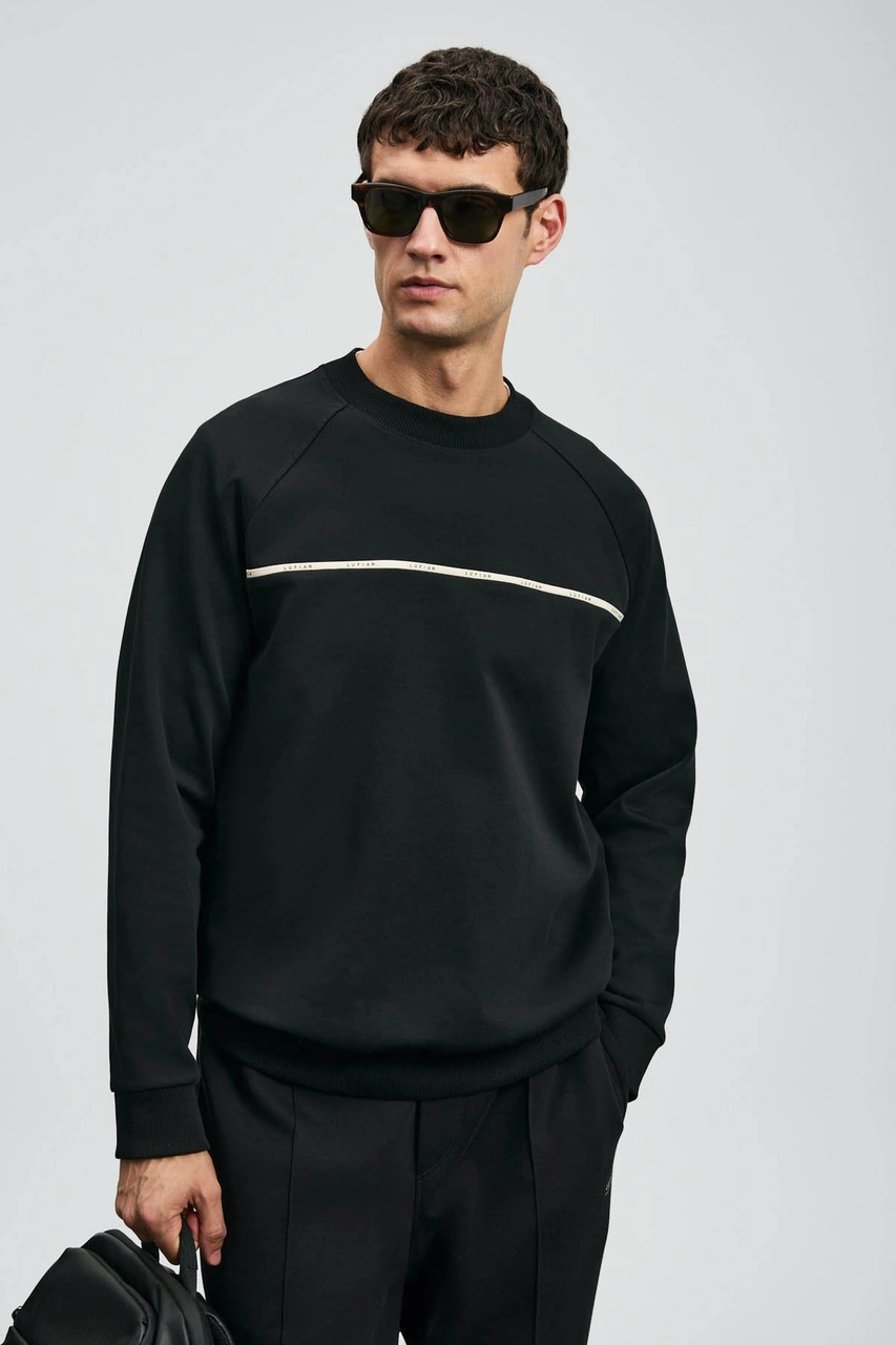 Lufian Cosmo Siyah Erkek Sweatshirt 112030181 Siyah