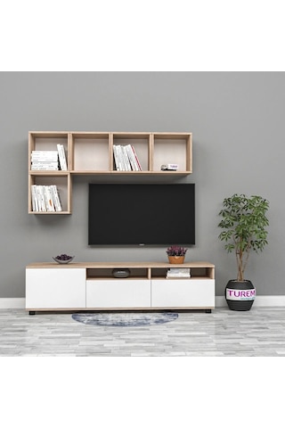 Tetris Tv Ünitesi Mdf Siyah