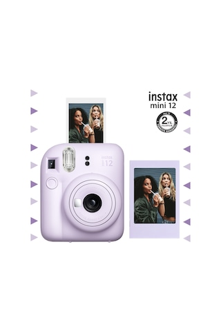 Fujifilm Instax Mini 12 Fotoğraf Makinesi + Fotoğraf Çerçeve Seti Lila