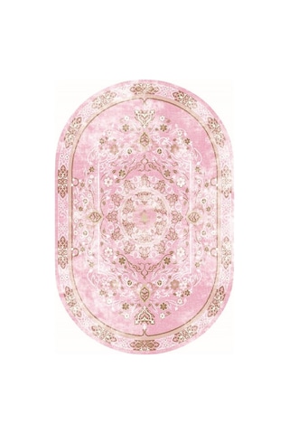 Brillant Latex Oval Kaymaz Taban Halı-Best Hle11308.803-(150X230)