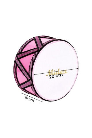 Midex Orf-TF-20PK Örf Aletleri Askılı Pembe Çocuk Davulu