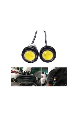 2 Adet Ayna Altı Led Kartal Göz Led Sis Ledi Plaka Aydınlatma Mot 504065732