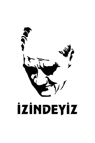 Atam Izindeyiz Sticker 30 X 42 Cm