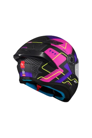 Mt Helmets Mt Helmets Targo S C8 Brık Kask Mat Pembe