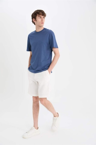 Defacto %100 Keten Regular Fit Yazlık Bermuda Şort D9931ax25smwt33 Beyaz