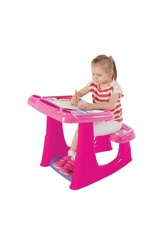 03049 Barbie Çalışma Masası Çok Renkli