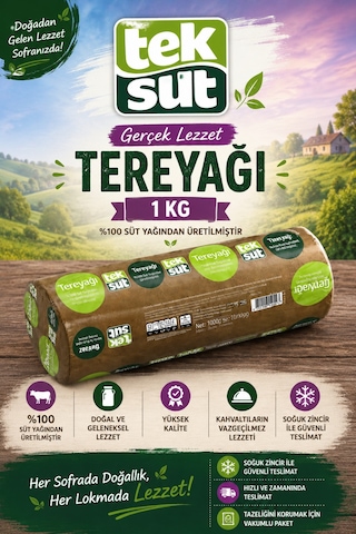 Teksut Tereyag Rulo 1000 Gr