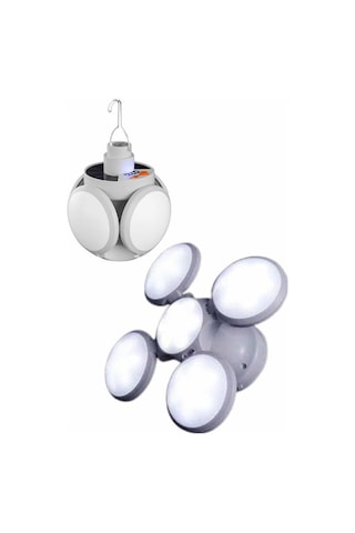 Astraltech Güneş Enerjili 5 Kanatlı Katlanır Kamp Lambası