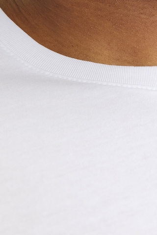 Jack&jones Büyük Beden Erkek Tişört 12243630 Whıte Beyaz