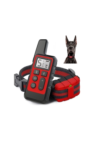 Köpek Eğitim Uzaktan Kumanda  Elektronik Yaka Kırmızı