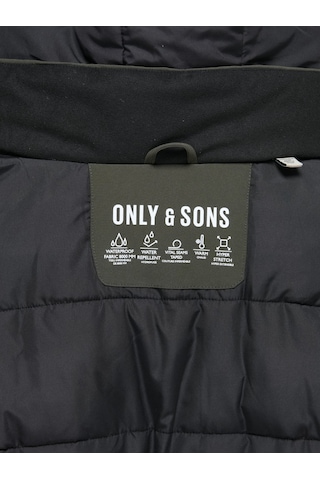 Only & Sons Onsenrıco Waterproof Stretch Parka Noos Erkek Gri Mont - 22037057